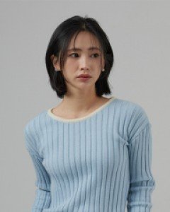 [무료배송] 덴 배색 골지 울 니트 U2212