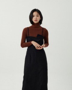 [무료배송] 홀리 하프 언발 뷔스티에 원피스 U2912