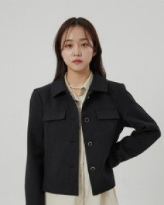 [무료배송] 코이 버튼 숏 자켓 U1201