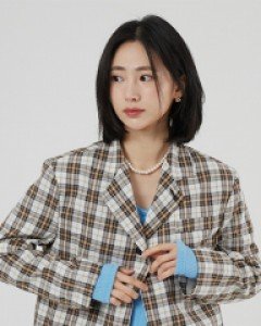 [무료배송] 아일랜드 체크 숏 자켓 U0302