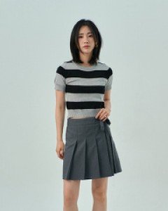 [무료배송] 아이브 플리츠 랩 스커트  UA0405