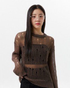 [무료배송] 애플 그물 니트 UA2707