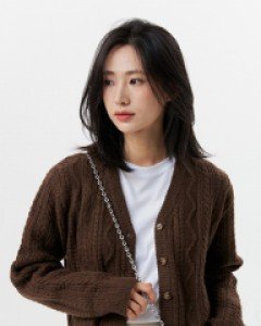 [무료배송] 클로젯 꽈배기 가디건 UA0308