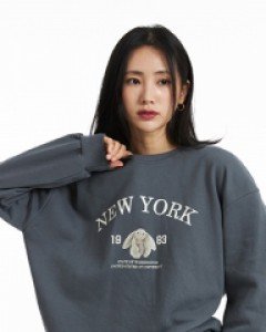 뉴욕 래빗 맨투맨 UA0610