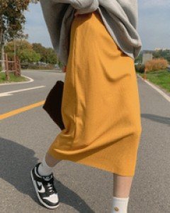 Curry Long Skirt