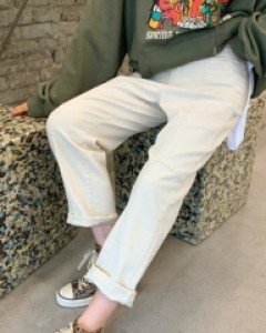 Terry Banding Incision Pants