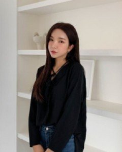Corin ribbon blouse