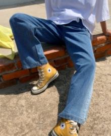 Ren챕 Denim Wide Pants_1924