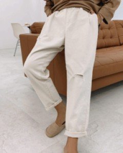terry banding exhaust pants
