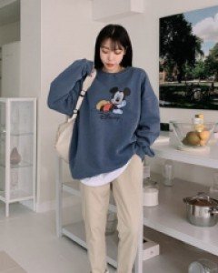 Miu Banding Raised Baggy Pants