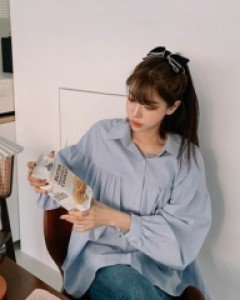 haid shirring blouse