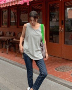 Just Banding Denim Pants