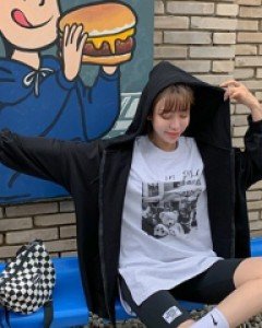 Bird unfoot hood zip-up