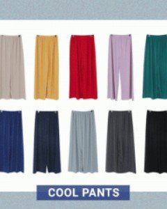 Rain Cool Banding Wide Pants