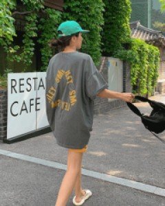 Semi-Smile Pigment Short Sleeve Tee