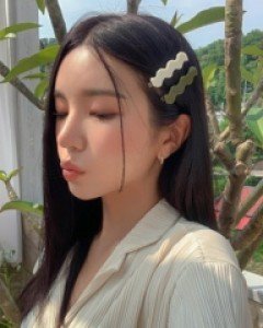 unique wavy hairpin