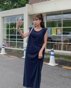 Ritt twisted long dress