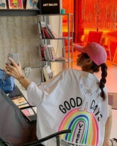 Good Day Printing Long Short Sleeve Tee