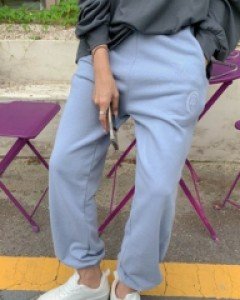 BU Embroidery Banding Jogger Pants