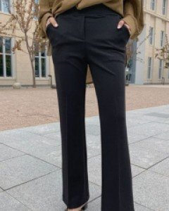 Kib Banding Boots Cut Slacks