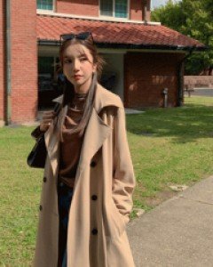 Dare Long Trench Coat