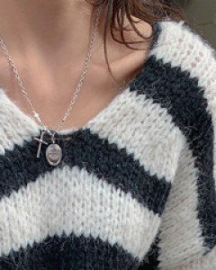 coin cross necklace