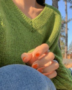 Rush V-neck Boxy Wool Knit