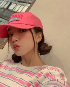 nappa embroidery cap