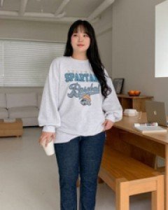 Just bending denim pants_real fit