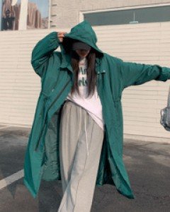 Cover Hooded Long Jumper