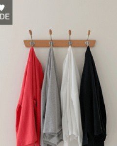 Picket basic split long T-shirt