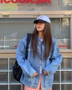 Mick China Collar Blue Jacket