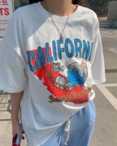 Smurf Pigment Short-sleeve T-shirt