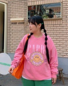 Capri Pig Long Sweatshirt_Real Fit