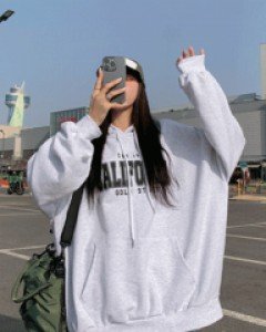 Bunny Day or Light Boxy Hoodie