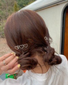 Chic Heart Hairpin Set