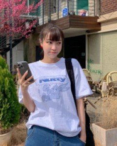 Nutty Rabbit Printed Short Sleeve T-shirt