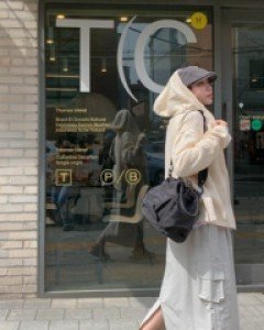 Stone cargo banding long skirt