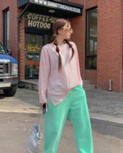 Delpig banding jogger pants