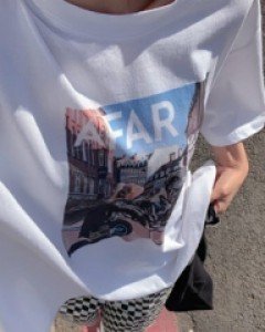 Canvas Printing T-shirt Short Sleeve T-shirt