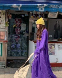 Bifina flame thin long dress