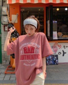 Lau vintage or dyed short sleeve tee