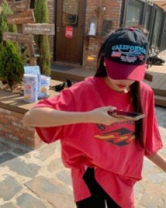 Bolt Printing Pigment Tweed Short Sleeve Tee