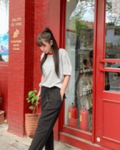 Tia Baggy Banding Pants (Basic/Longver)