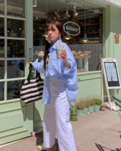 Sorton banding 9 part wide pants