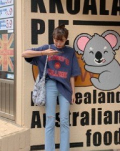 Beck semi boot cut banding pants