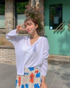 Loose V Neck Knit Cardigan