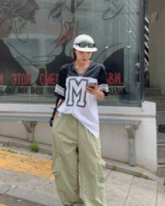 Hunstring Pocket Banding Wide Pants