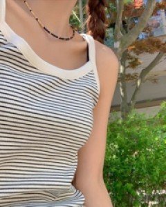 If Corrugated Stripe Sleeveless shirts