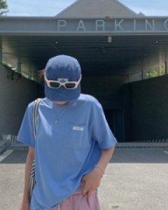 Mind Pocket Label Short Sleeve T-shirt